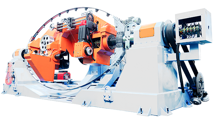 Dubbele twist bosmachine