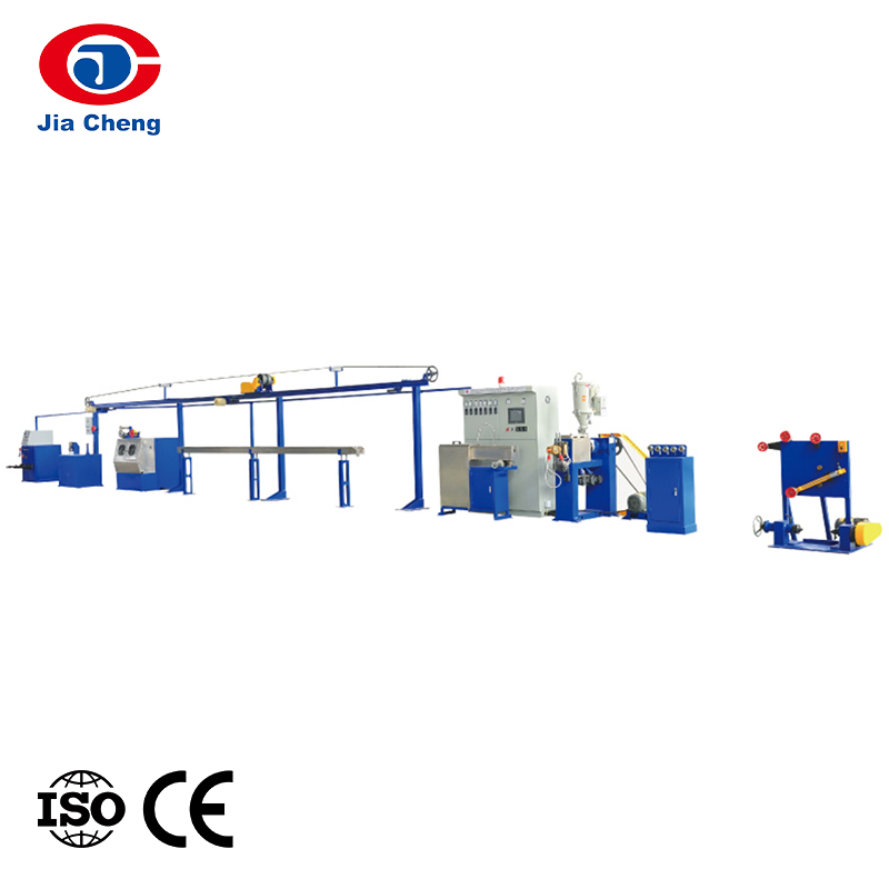 Extreem fijne productielijn voor de extrusie van teflonkabels Extreem fijne productielijn voor de extrusie van teflonkabels